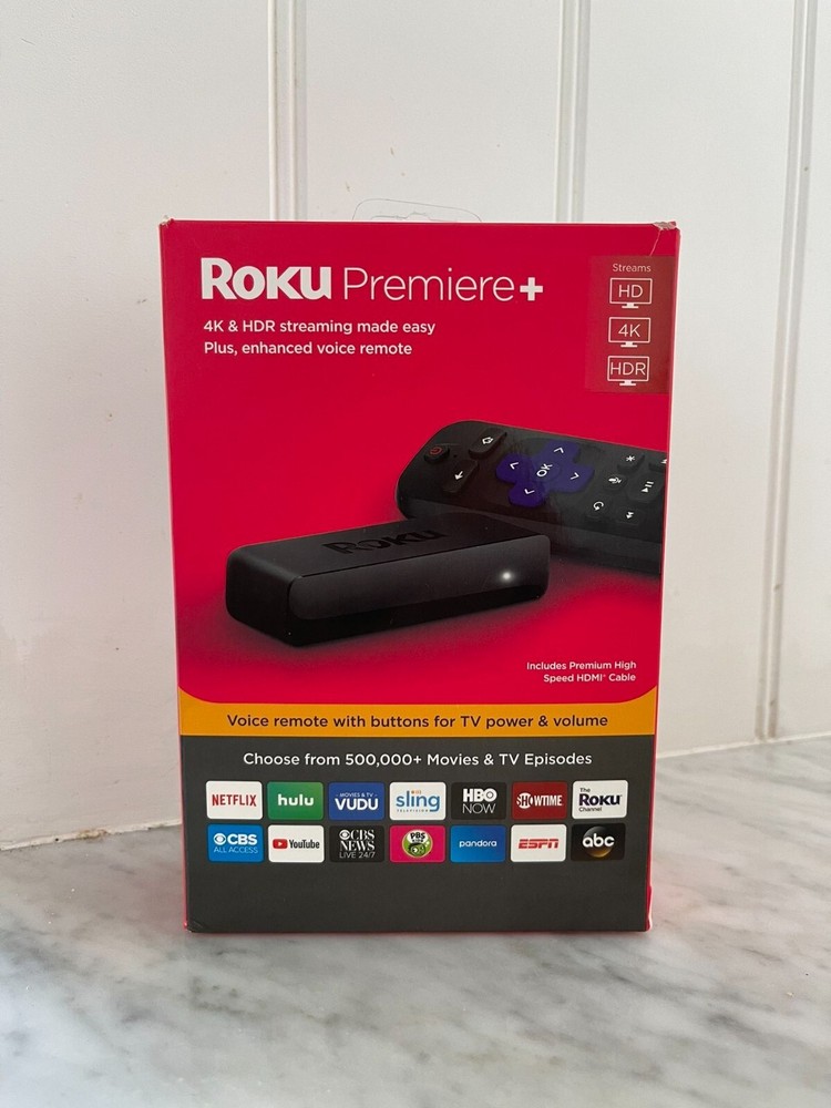 Roku Premiere+ Digital Media Streamer 4K-NEW