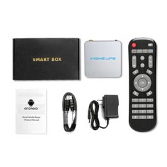 Aluminum case Smart box Android 9.0 Quad Core 4GB 64GB Ultra HD 4K 60FPS penta-
