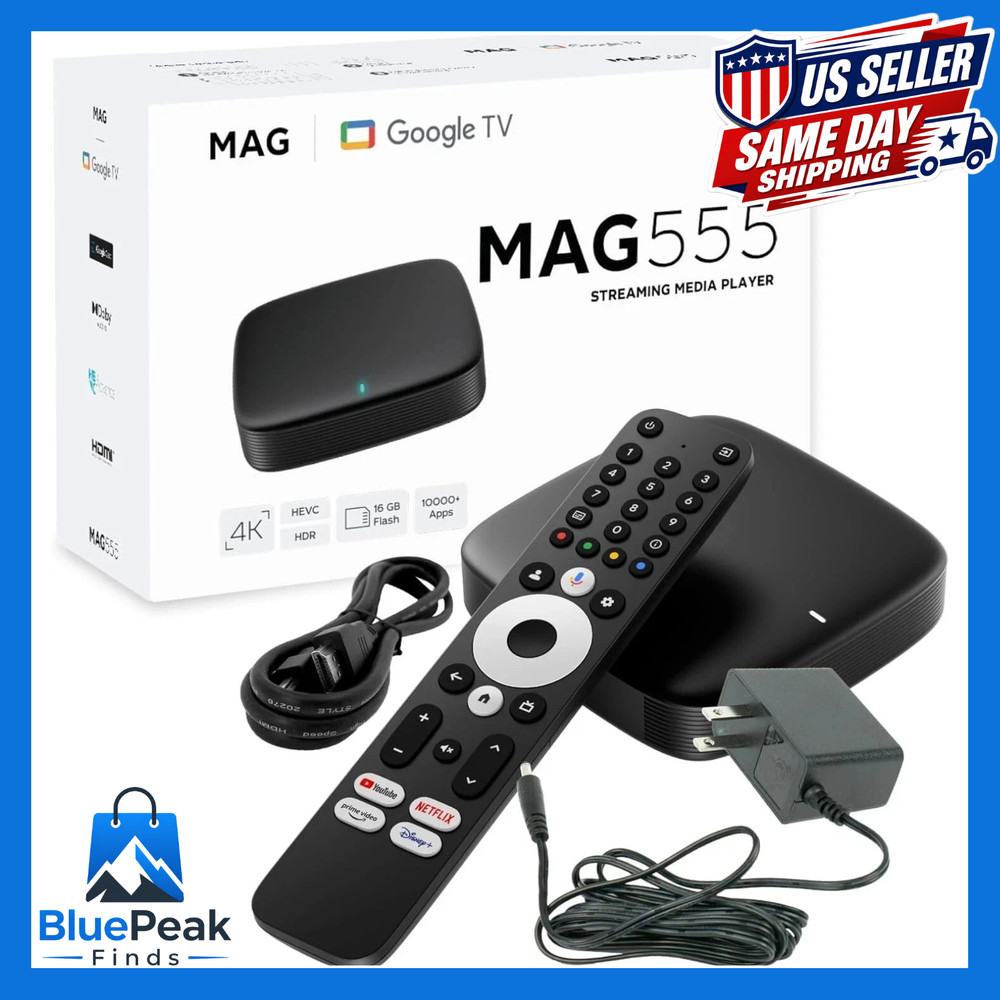 INFOMIR MAG555 4K Streaming Media Player with Google TV, 4K HDR at 60 FPS – USA