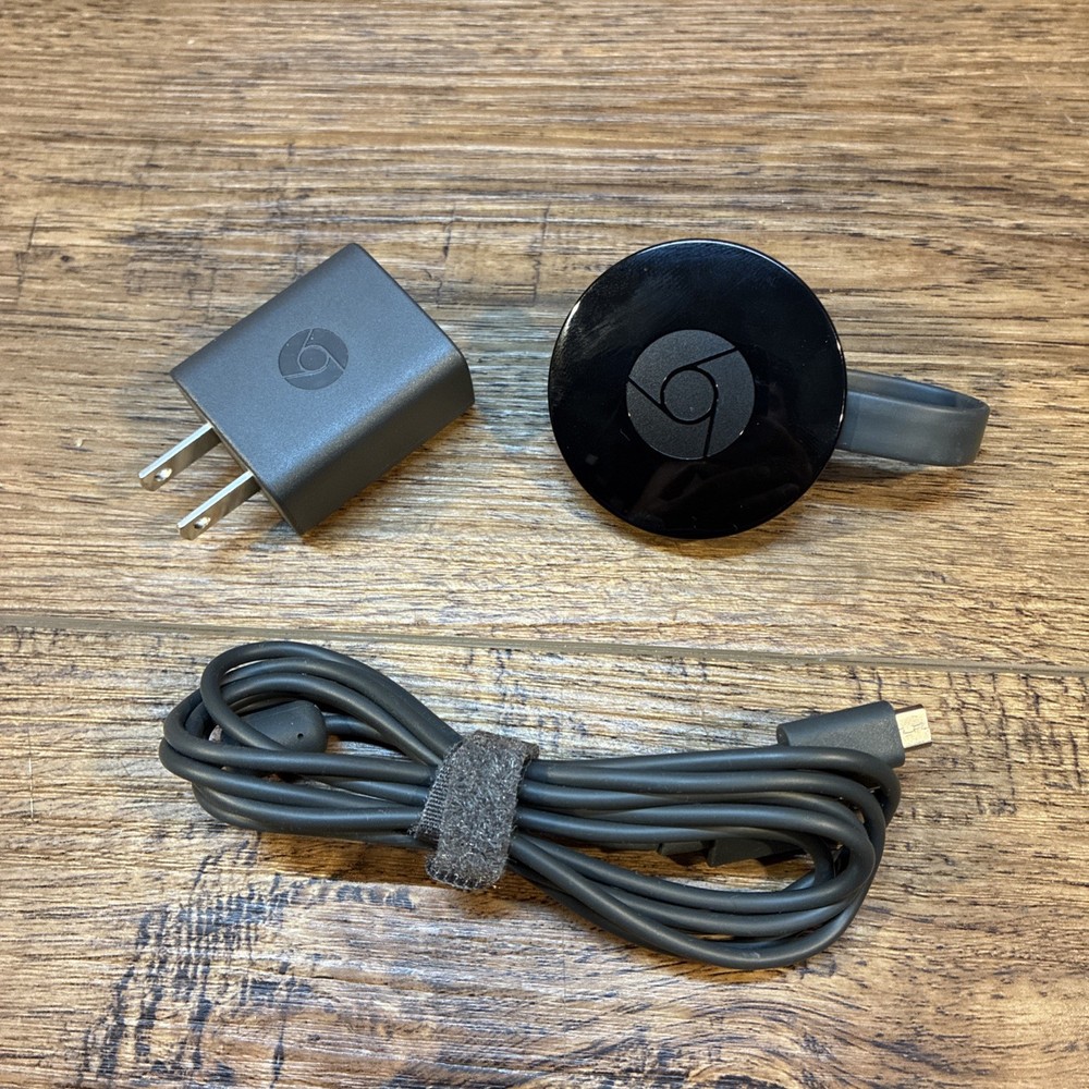 Google Chromecast 2nd Generation 1080p Portable Media Streamer (NC2-6A5) Black