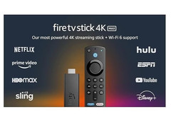 Amazon Fire TV Stick 4K Max (2021) streaming device, Wi-Fi 6, Alexa Voice Remote