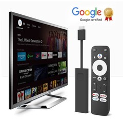 ✅ GD1 Android TV Stick 11.0 – Google Certified – 4K HDR – Amlogic S905Y4-B –16GB