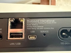 Bluesound Node 2i music streamer in black