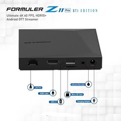 Formuler Z11 Pro Android 11 Dual Band 5G Gigabit LAN 2GB Ram 16GB ROM BT Remote