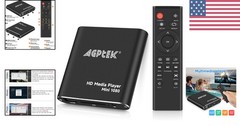 Compact 1080p HDMI Media Player – Portable USB Recording & Playback Solution
