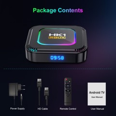 Android 13 TV Box 4GB RAM 128GB ROM RK3528 Support Wifi6 Full HD 8K 100M HK1 K8