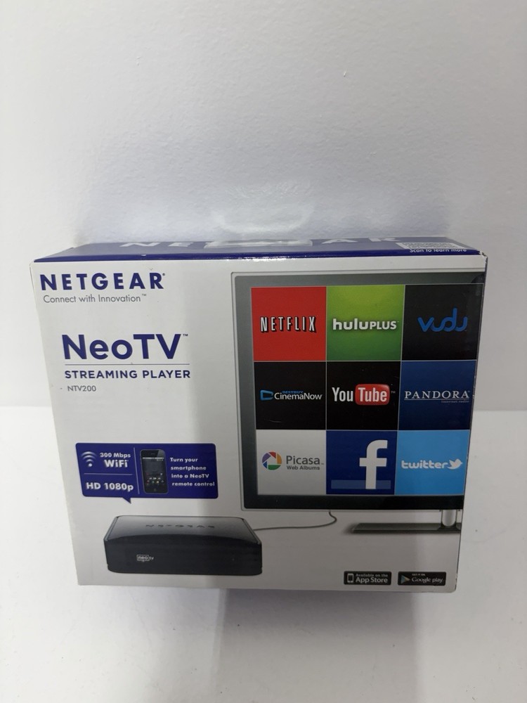 Netgear NEOTV NTV200 (Streaming Player) HD1080p 300Mbps WiFi