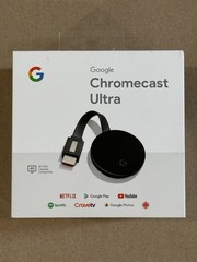 Google Chromecast Ultra 4K Digital Media Streamer – Black Sealed, NC2-6A5-D.