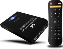 4K Ultra HD Media Player & HDD Enclosure 2-in-1,Digital Signage, Play H.265/H…