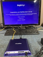 Lot of 3 BrightSign XT244 Digital Signage Media Players + 1 Power Adapter TESTED
