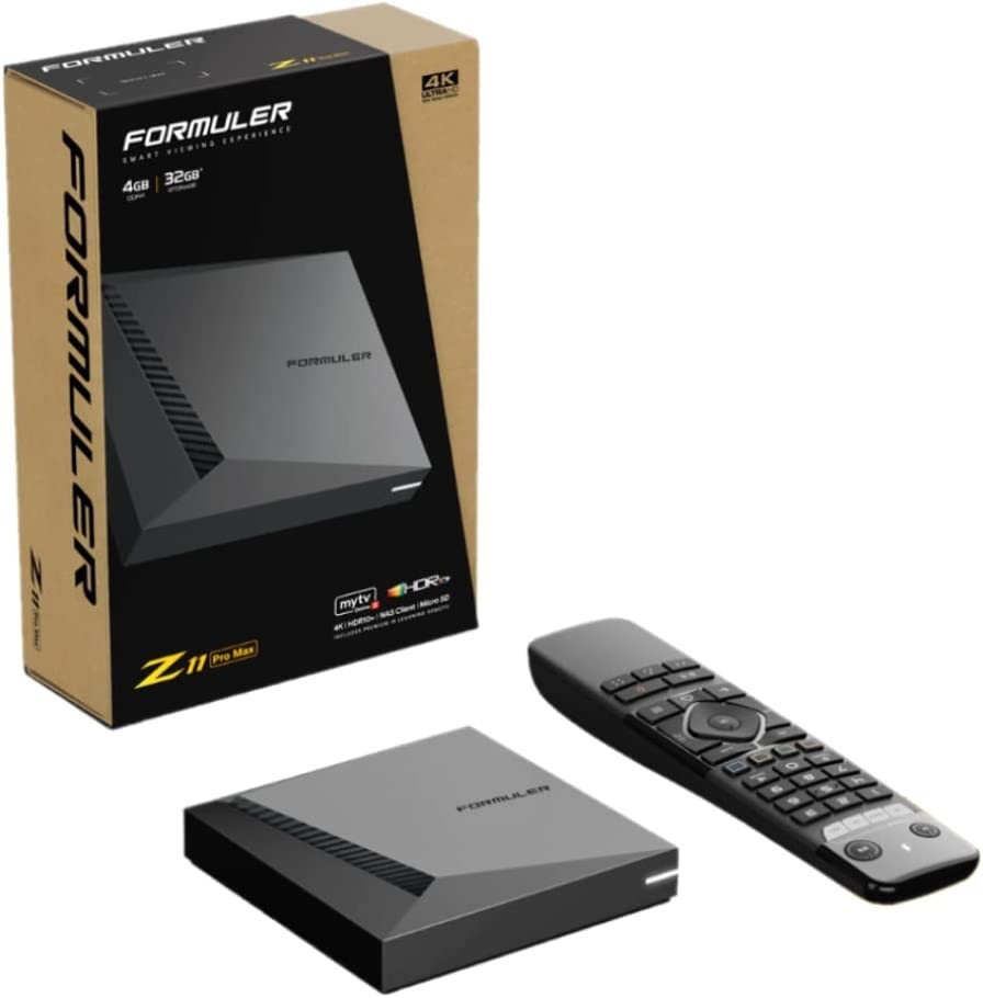 Formuler Z11 Pro Max 4K Android 11 Dual Band 5G – ACCESSORY OF YOUR CHOICE