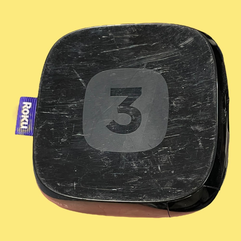 Roku 3 Media Streamer Model 4200X 1GU49Y049541 Black #8053 Z65/42