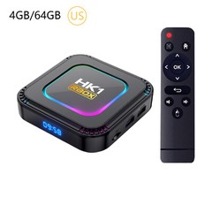 SmartTV Box Android 13 Quad Core HK1 RBOX 8K HD Media Stream Player 2024Upgraded