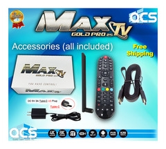 MaxTV Gold PRO 25 Max TV Box 8K Quad Core 64 Bit 2026