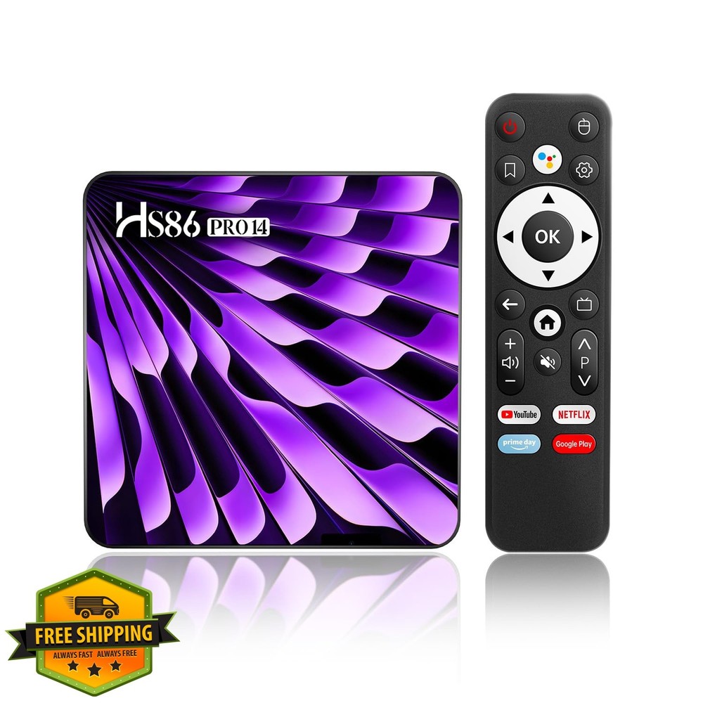 ADDCOLOR HS86 PRO Android 14 TV Box 2+16G 4K WiFi