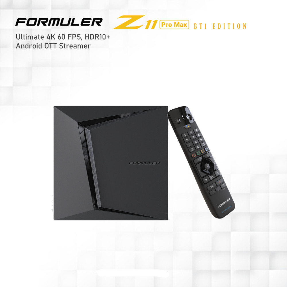 Formuler Z11 Pro Max BT1 Android 11 Wireless AX 2×2 GBLAN 4GB Ram 32GB BT Remote