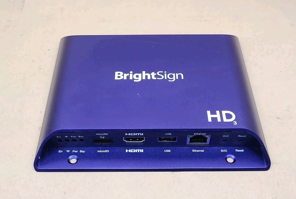 BrightSign HD1023 Blue HDMI 12-Volt Full HD Expanded Multimedia Audio Player