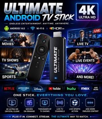 Android 4K Ultra HD TV Stick w/Bluetooth Voice Remote