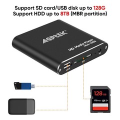 HDMI Media Player, Black Mini 1080p Full-HD Ultra Digital