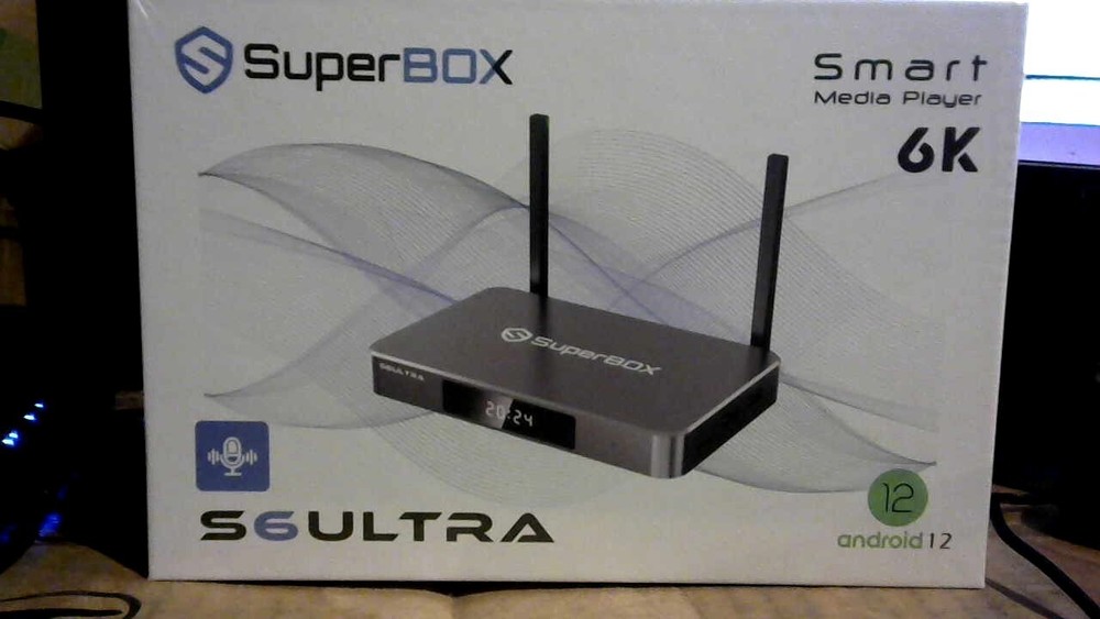 SUPERBOX S6 ULTRA TV BOX Media Player 4GB+128GB Wi-Fi 6 BRAND NEW FREE SHIPPING