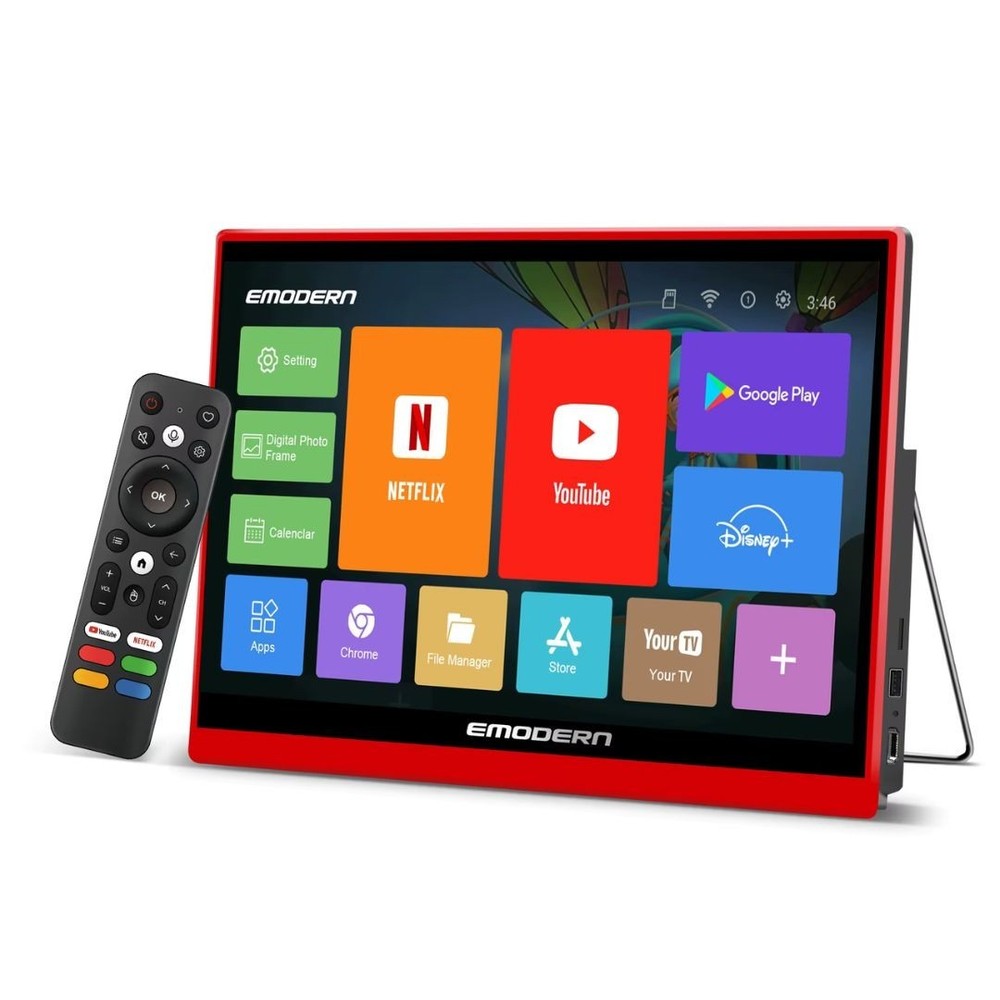 Android TV Monitor Bluetooth WIFI 14 Inch Screen Rechargeable