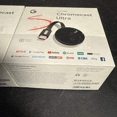 Google Chromecast Ultra 4K Digital Media – Black (GA3A00403A14) READ Lot Of 2