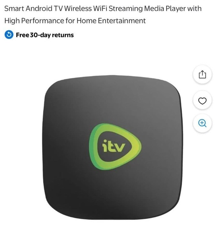 itv 4K Ultra HD Setup Box Android TV HDR Chrome cast Built In New