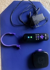 Roku 3 1080p HD Streaming Media Player, Remote & Power Cable EXCELLENT