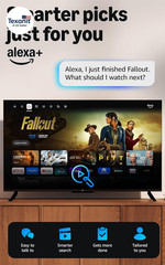 Fire TV Stick HD (Newest Model), Free & Live TV, Alexa Voice Remote, Powered by