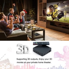 2023 MXQ Pro 4K Streamer UHD Wifi Android Quad Smart TV Box Media Player Lot 8GB