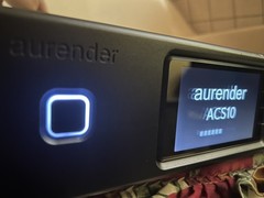 Aurender ACS10 Black 24TB Caching Music Server Streamer CD Ripper 110V