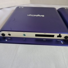 Lot of 3 BrightSign XT244 Digital Signage Media Players + 1 Power Adapter TESTED