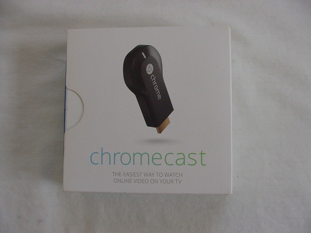 Google Chromecast 1st Generation New Open Box Streaming Media Player Black