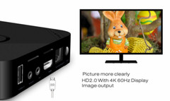 4K Ultra HD 64Bit Wi-Fi Quad Core Smart TV Box Media Player US