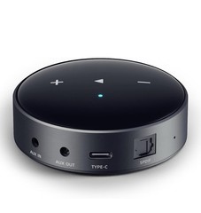 WiiM Mini Hi-Res Audio Wireless Music Streamer w/ Wi-Fi/Bluetooth, Black