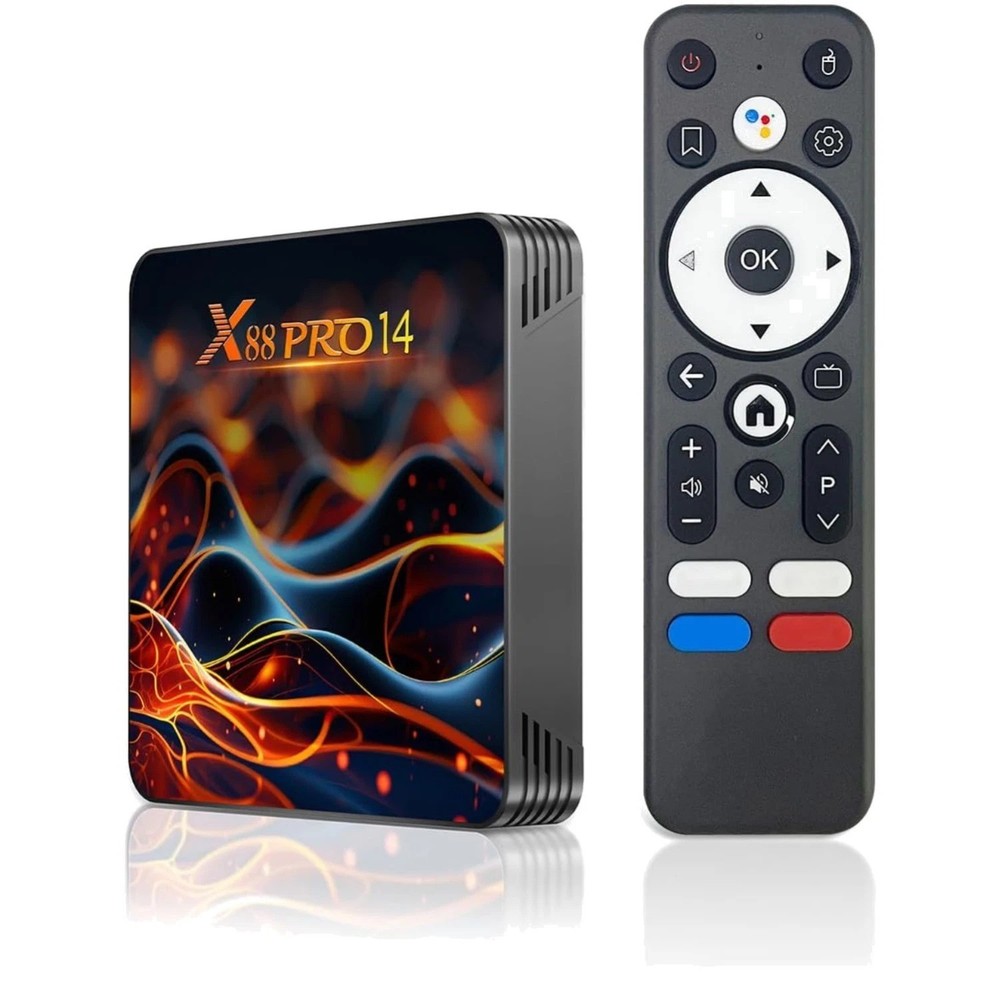 2026 Quad-Core Android 14.0 TV Box – Enjoy 4K HDR & 3D Features, Bluetooth 5.0