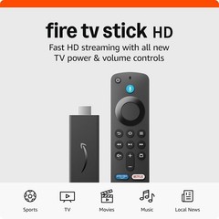 Fire TV Stick HD new model, free and live TV, Alexa Voice Remote — FREE SHIP