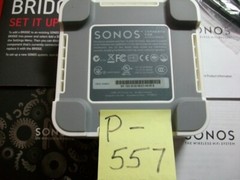 SONOS BRIDGE-WIRELESS HIFI SYSTEM-# BRIDGUS1 SW V.3.8 W/ CORDS & INSTRUCTIONS