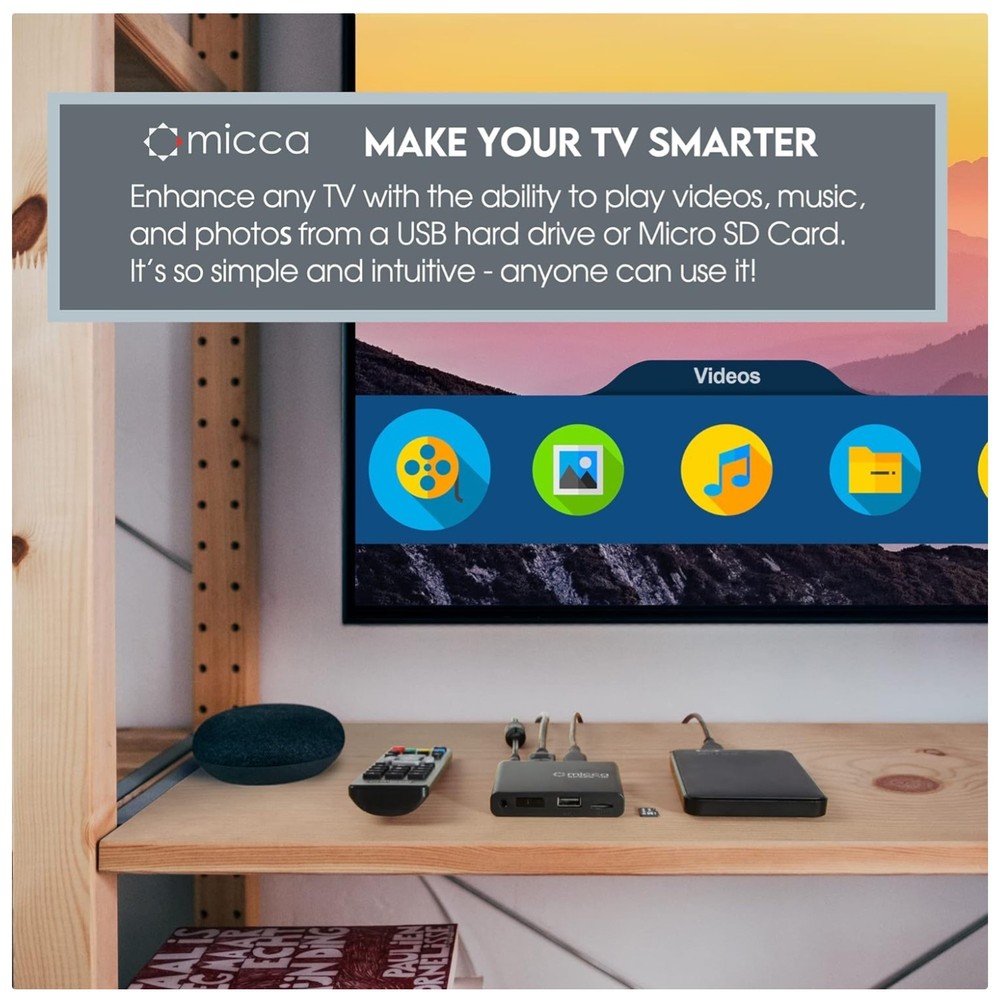4K Ultra-HD Media Player USB MicroSD HDMI