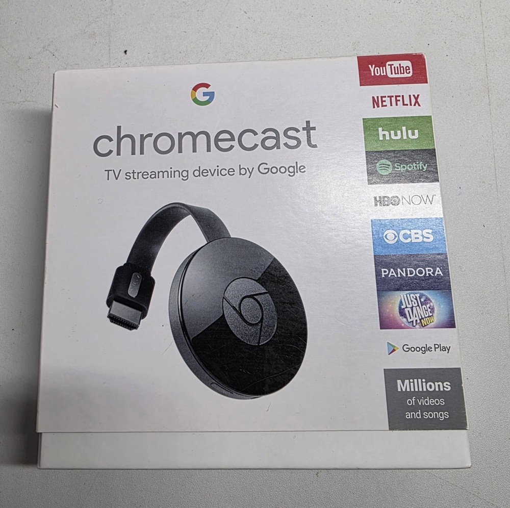 Google Chromecast 2nd Gen HDMI Streaming Media Player