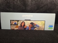 New Open box Facebook Portal TV Media Streamer Alexa Smart Camera HDMI Black