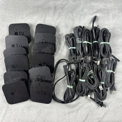 Pack Of 12 Apple TV 2nd Generation 8GB Media Streamer – A1378 Power Cables READ