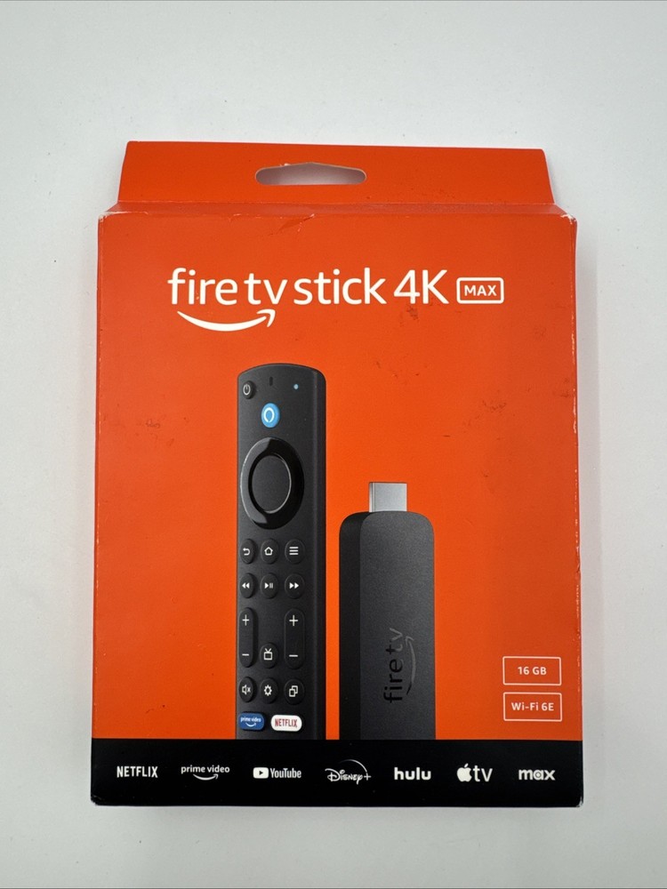 New-Factory Sealed-Fire TV Stick-4K MAX-2nd Gen.-16GB-Wi-Fi 6E-Free Shipping!