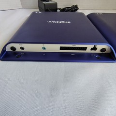 Lot of 2 BrightSign XT244 Digital Signage Players + 1) Power Adapter