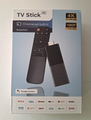 Smart TV Stick 4K 1080P Chromecast Built in Android TV Google Assistant Remote