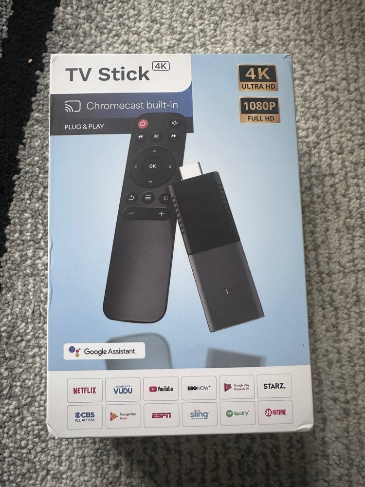Smart TV Stick 4K UHD Chromecast Built in Android TV 8G +128G WIFI 2.4G/5G