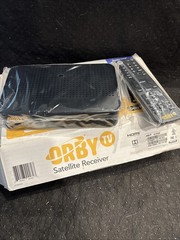 Orby KSTB2095 TV Satellite Receiver with Remote Control- Black NO POWER SUPPLY
