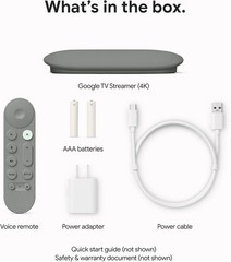 4K TV Streamer with Voice Search Remote – Smart Home Control & 32 GB Storage