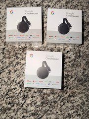 Google Chromecast (3rd Generation) – Charcoal – OPEN BOX