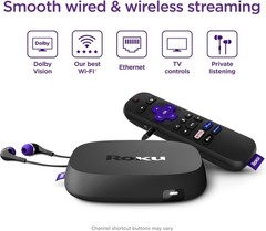 Roku Ultra LT (2023) HD/4K/HDR Dolby Vision Quad-Core Streaming Player
